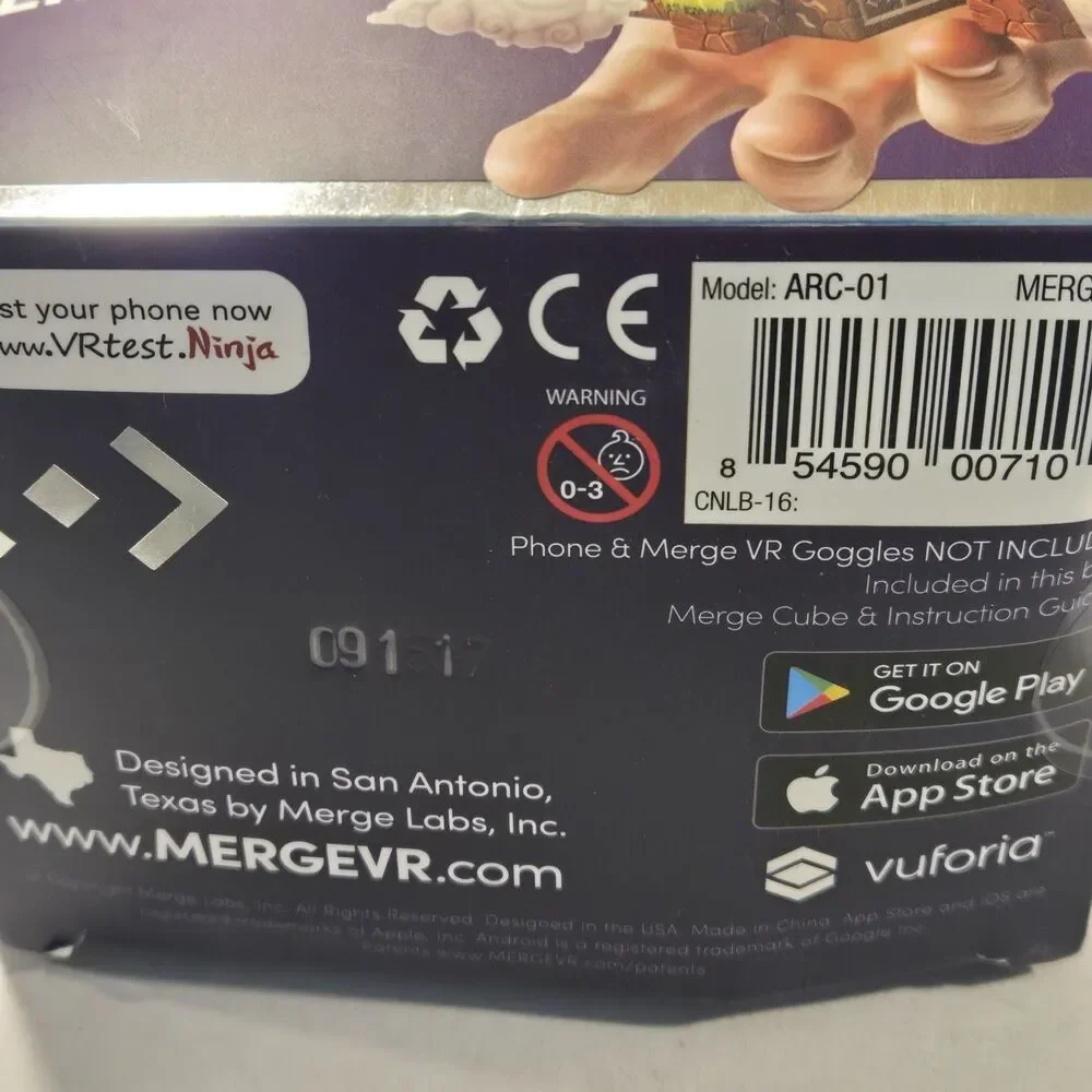 MERGE CUBE - FUN & EDUCATIONAL AUGMENTED REALITY STEM TOY FOR KIDS, LEARNING NEW